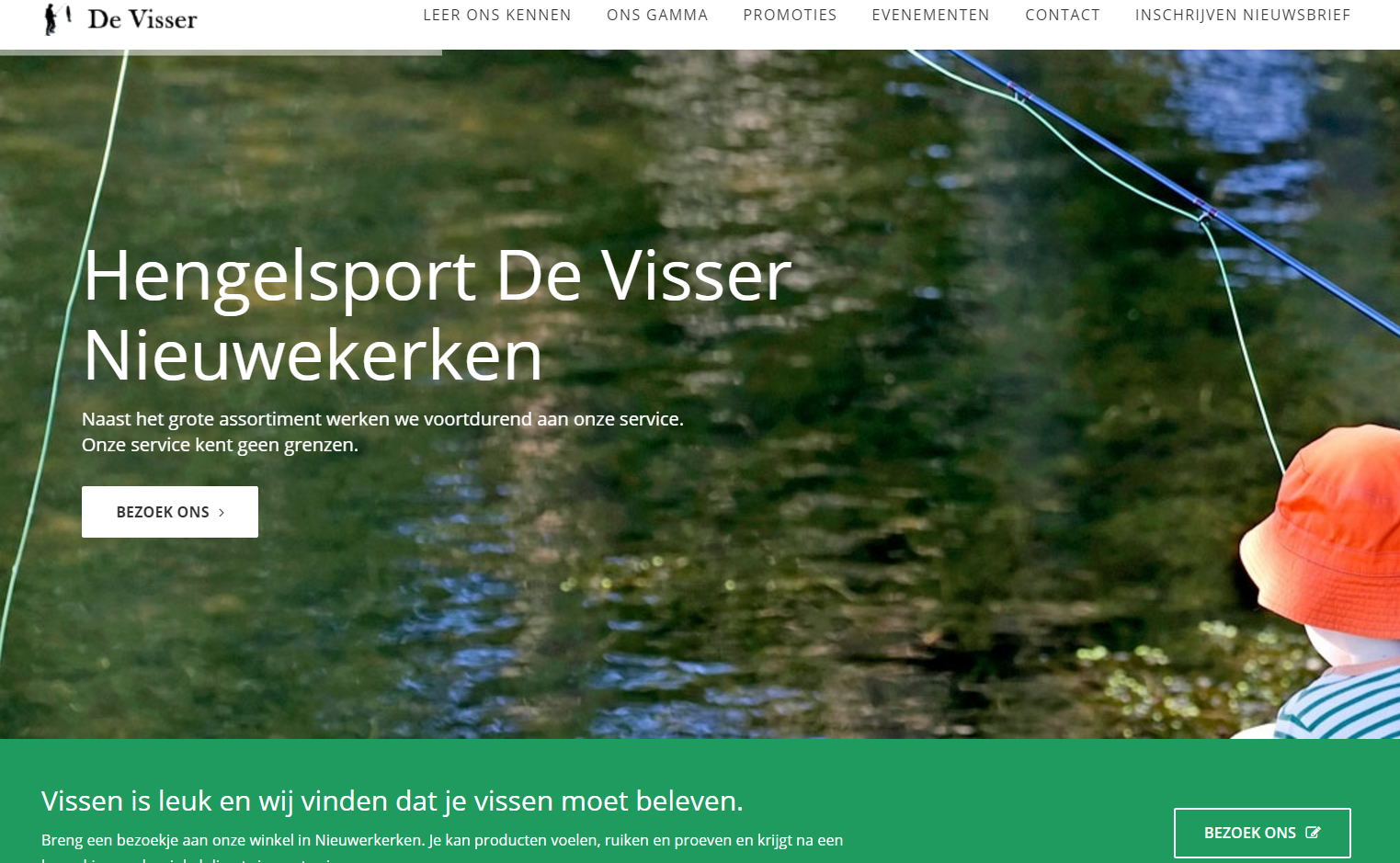 Website Hengelsport De Visser