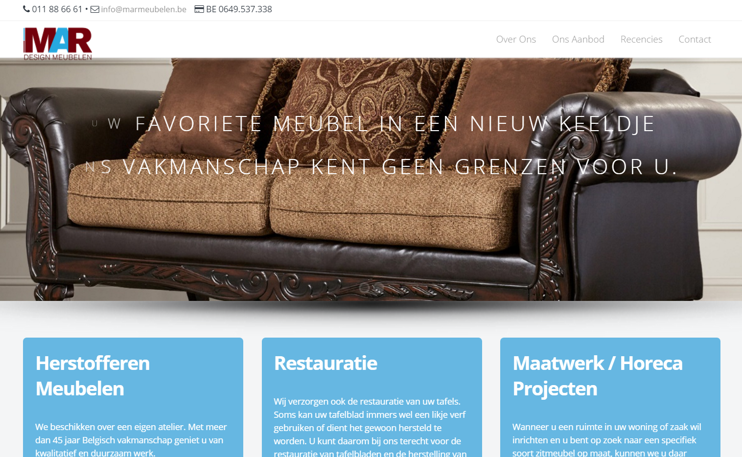 Webdesign MAR Meubelen