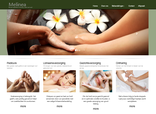 Website Mediache Pedicure Melinea